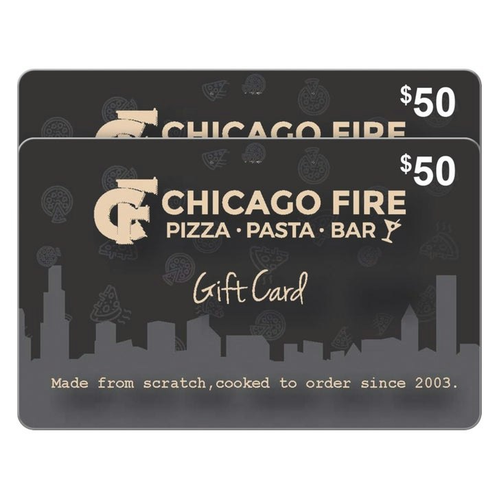 Two Chicago Fire Pizza $50 Gift Cards ($100 Value): $80
