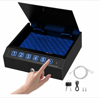 CTSafePro Biometric Fingerprint Safe for $40 + free shipping