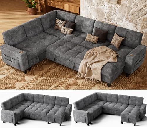 Marsail 110-Inch Modular Sectional Sleeper Sofa with Storage: $854.98 Marsail 110-Inch Modular Sectional Sleeper Sofa with Storage: $854.98