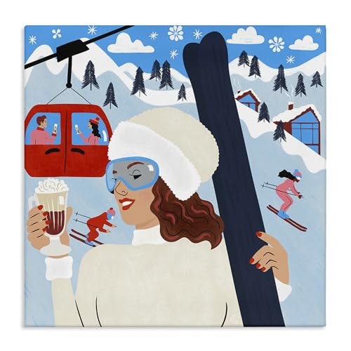Sipping Cocoa Ski Lift 24 x 24-Inch Canvas Wall Art: $39.95 Sipping Cocoa Ski Lift 24 x 24-Inch Canvas Wall Art: $39.95