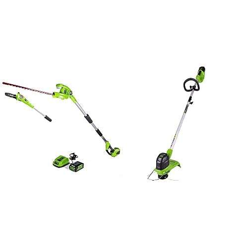 Greenworks 40V Cordless Pole Saw, Hedge Trimmer, and String Trimmer Combo Kit: $219.96 Greenworks 40V Cordless Pole Saw, Hedge Trimmer, and String Trimmer Combo Kit: $219.96