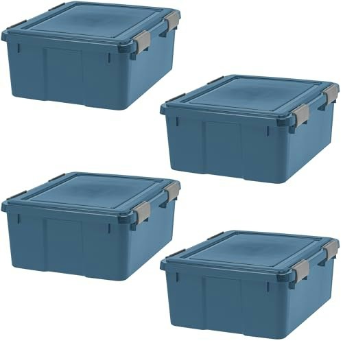 Iris USA 31-Quart Gasket Storage Bins 4-Pack: $63.99