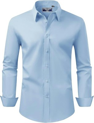 Alimens & Gentle Men's Regular Fit Stretch Dress Shirt for $15 + free shipping w/ Prime