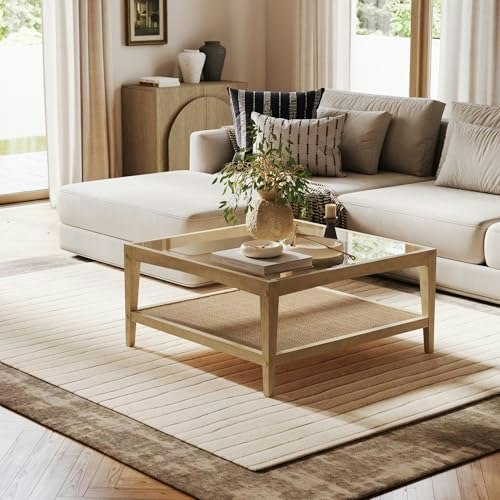 Nathan James Hayes Glass Top Coffee Table: $251.36 Nathan James Hayes Glass Top Coffee Table: $251.36
