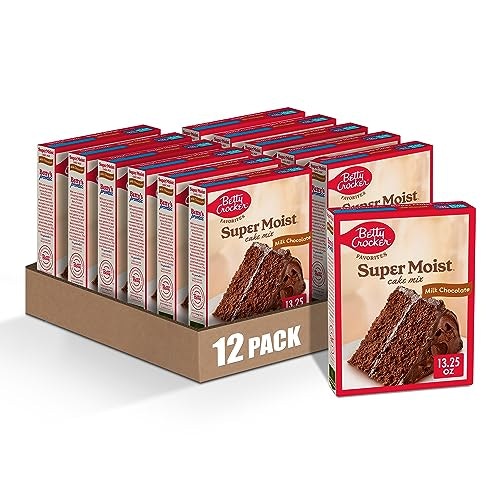 Betty Crocker Super Moist Milk Chocolate Cake Mix 13.25-oz 12-Pack: $17.64