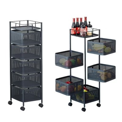 Garvee 5-Tier Rolling Utility Storage Cart: $50