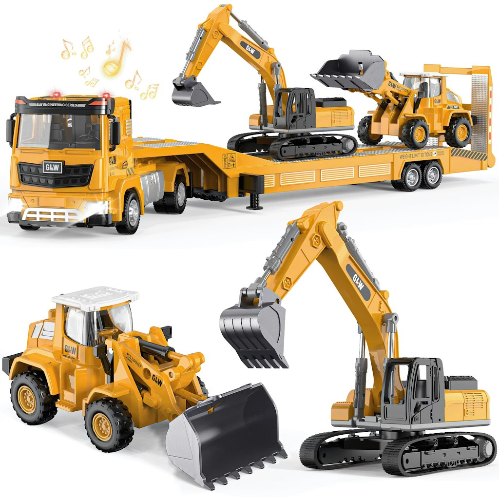 3-Piece Construction Truck Toy Set: $22
