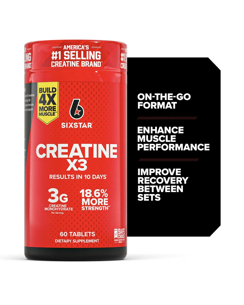 Six Star Pro Nutrition 60-Count Creatine Caplets: $9.97