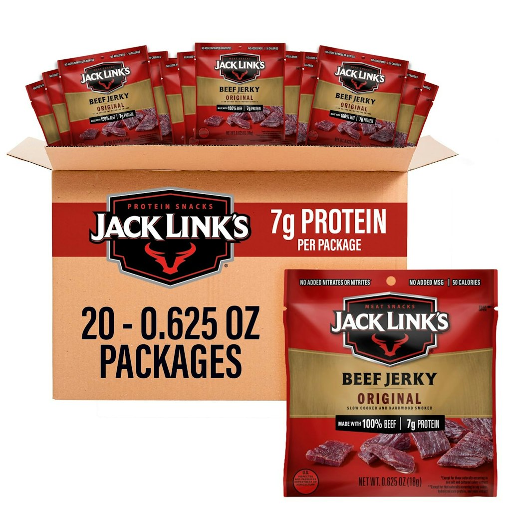 Jack Link's Original Beef Jerky 20-Count Multipack: $12 via Sub & Save