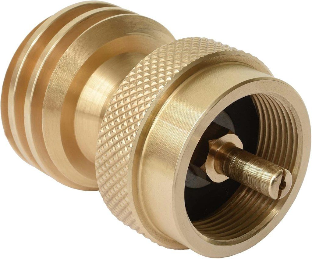 Flame King 20-lb. to 1-lb. Propane Adapter: $7.49