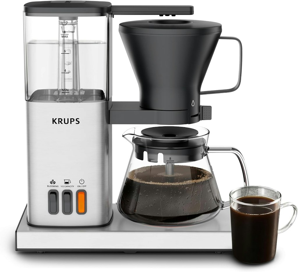 Krups Essential Brewer 8-Cup Drip Coffee Maker Machine: $69