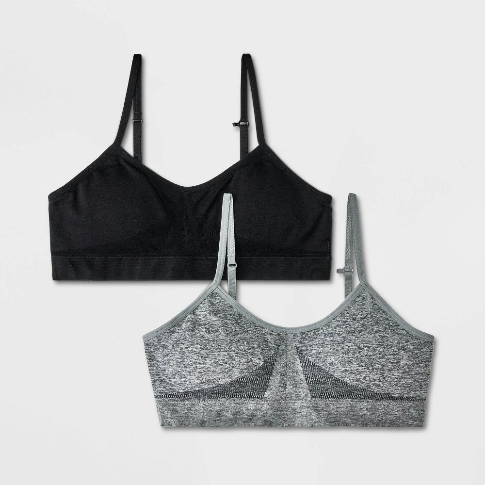 Art Class Girls' Seamless Ruched Bra 2-Pack: $12 Art Class Girls' Seamless Ruched Bra 2-Pack: $12