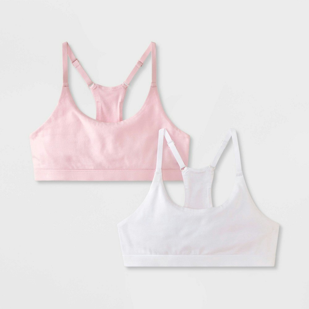 Cat & Jack Girls' Soft Cup Bralette 2-Pack: $8.99 Cat & Jack Girls' Soft Cup Bralette 2-Pack: $8.99