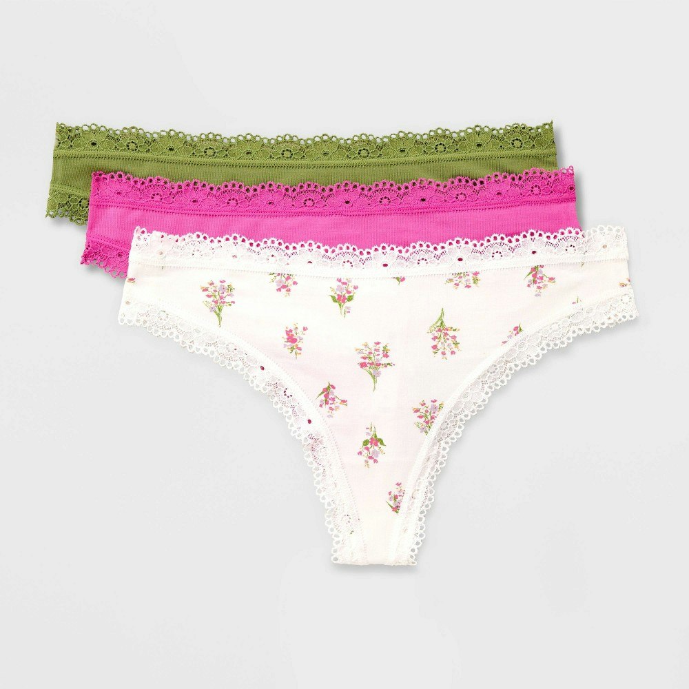 Auden Women's Cloud Knit Thong 3-Pack: $15 Auden Women's Cloud Knit Thong 3-Pack: $15
