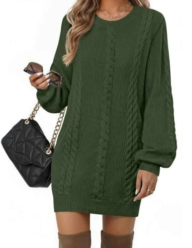 Zeagoo Women's Long Sleeve Bodycon Mini Sweater Dress: $32.97 Zeagoo Women's Long Sleeve Bodycon Mini Sweater Dress: $32.97