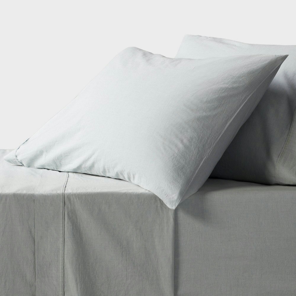Threshold 3-Piece Twin/Twin XL Organic Percale Sheet Set: $45