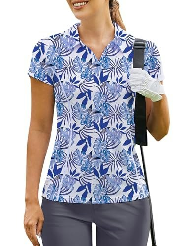 Pinspark Women's Short Sleeve Golf Polo Shirt: $17.98 Pinspark Women's Short Sleeve Golf Polo Shirt: $17.98