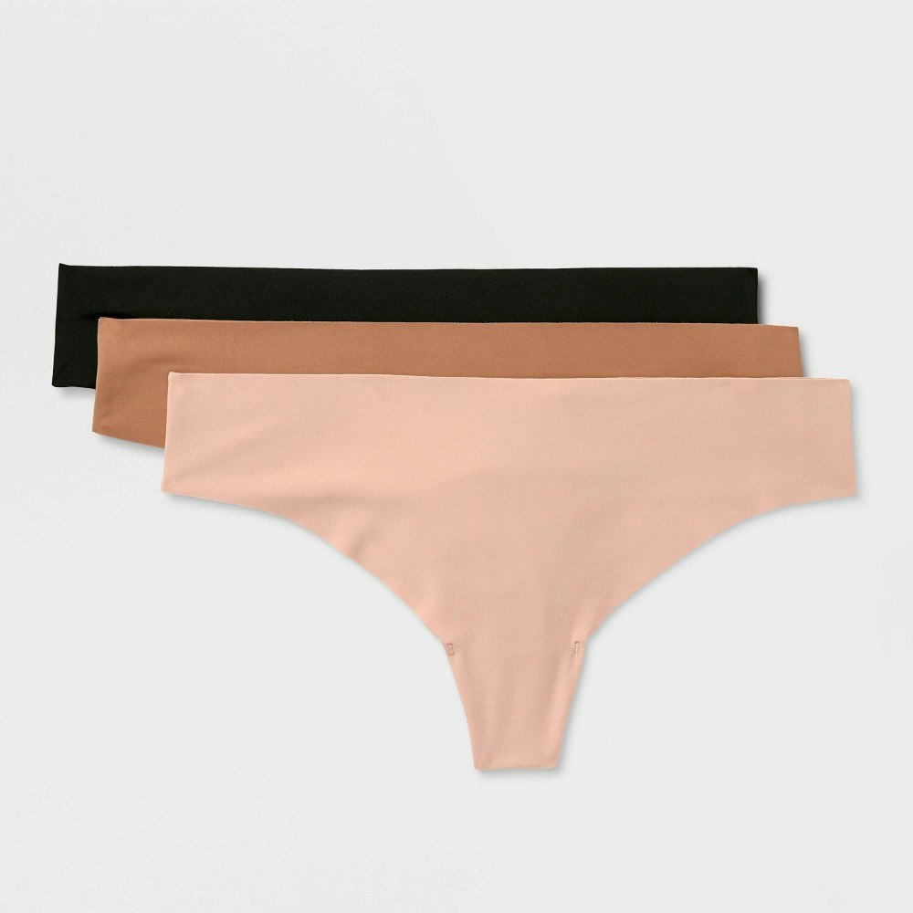 Auden Women's Invisible Edge Thong 3-Pack: $15 Auden Women's Invisible Edge Thong 3-Pack: $15