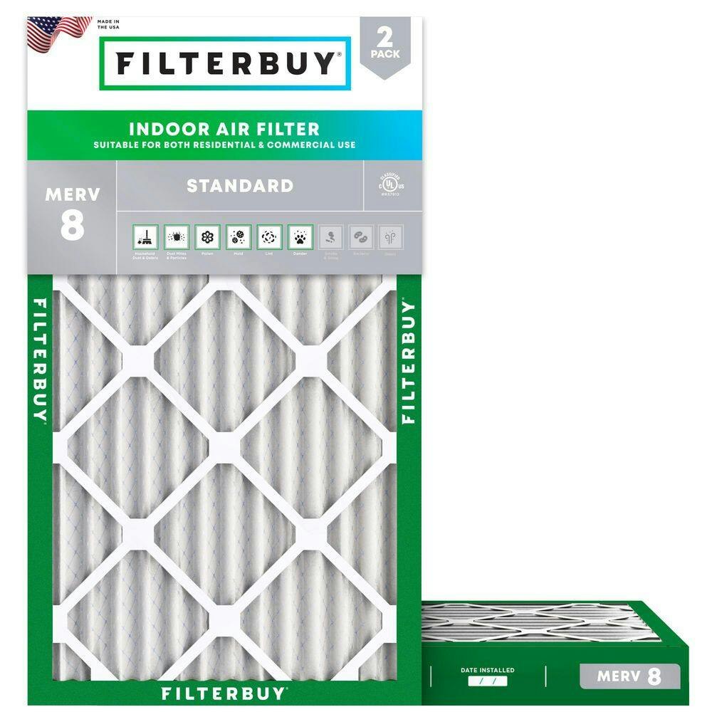 14" x 30" x 2" MERV 8 Dust Defense Pleated HVAC Air Filter 2-Pack: $50.98 14" x 30" x 2" MERV 8 Dust Defense Pleated HVAC Air Filter 2-Pack: $50.98