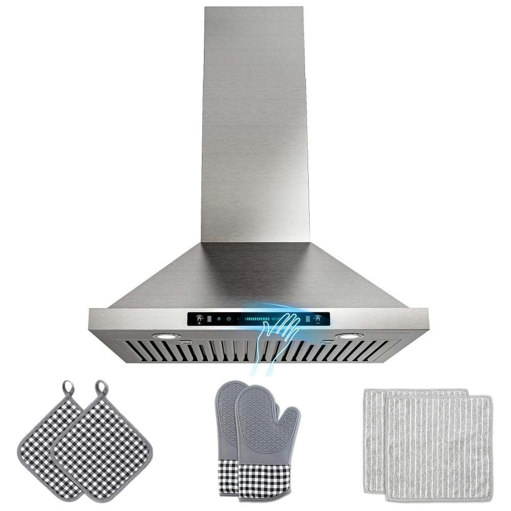 30-Inch 400-CFM Convertible Wall Mount Range Hood: $331