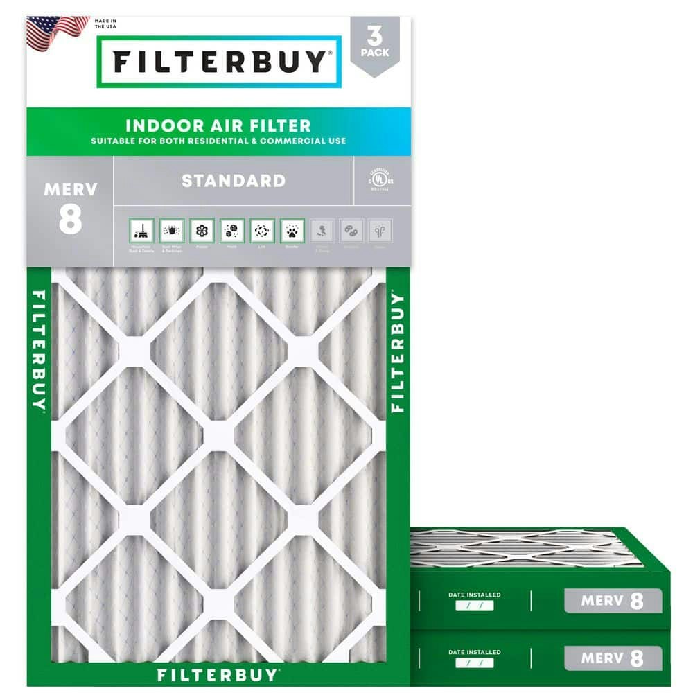 17x25x2-Inch MERV 8 Pleated HVAC Air Filter 3-Pack: $60.99 17x25x2-Inch MERV 8 Pleated HVAC Air Filter 3-Pack: $60.99