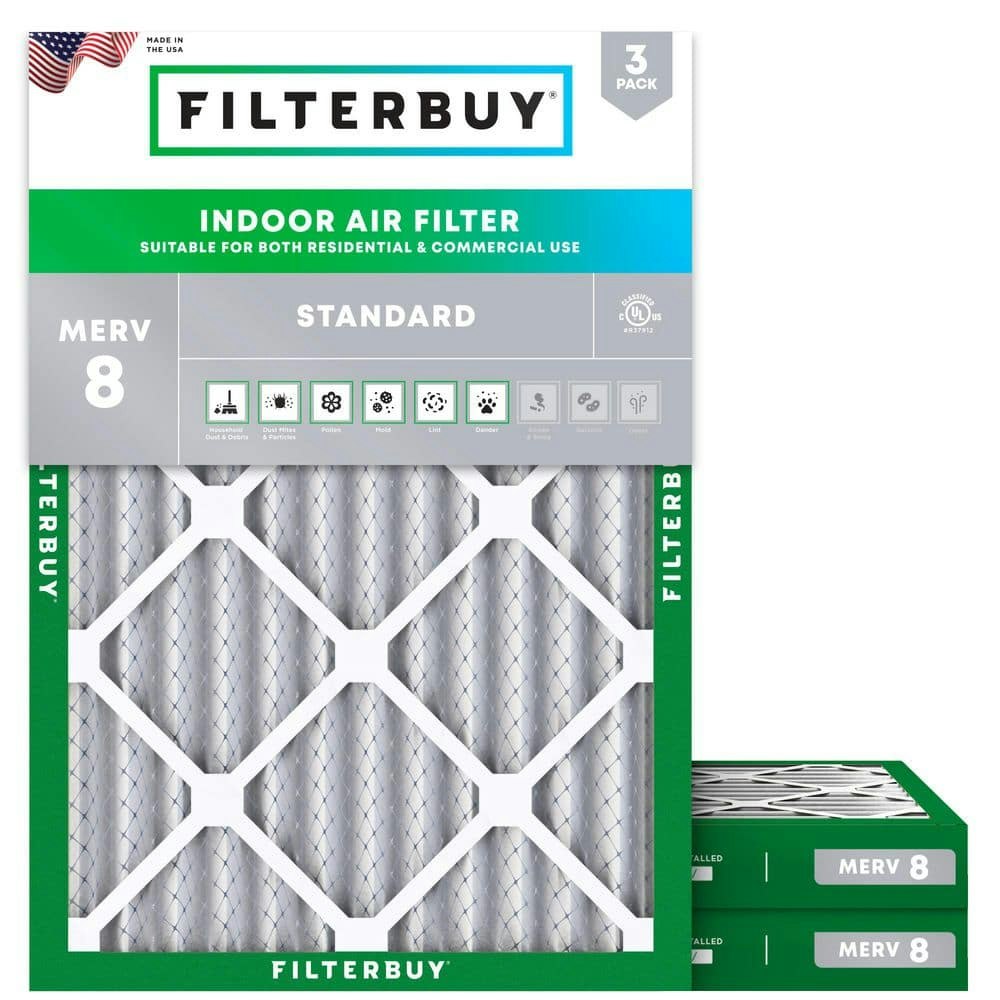 12x16x2-Inch MERV 8 HVAC Air Filters 3-Pack: $51.99 12x16x2-Inch MERV 8 HVAC Air Filters 3-Pack: $51.99