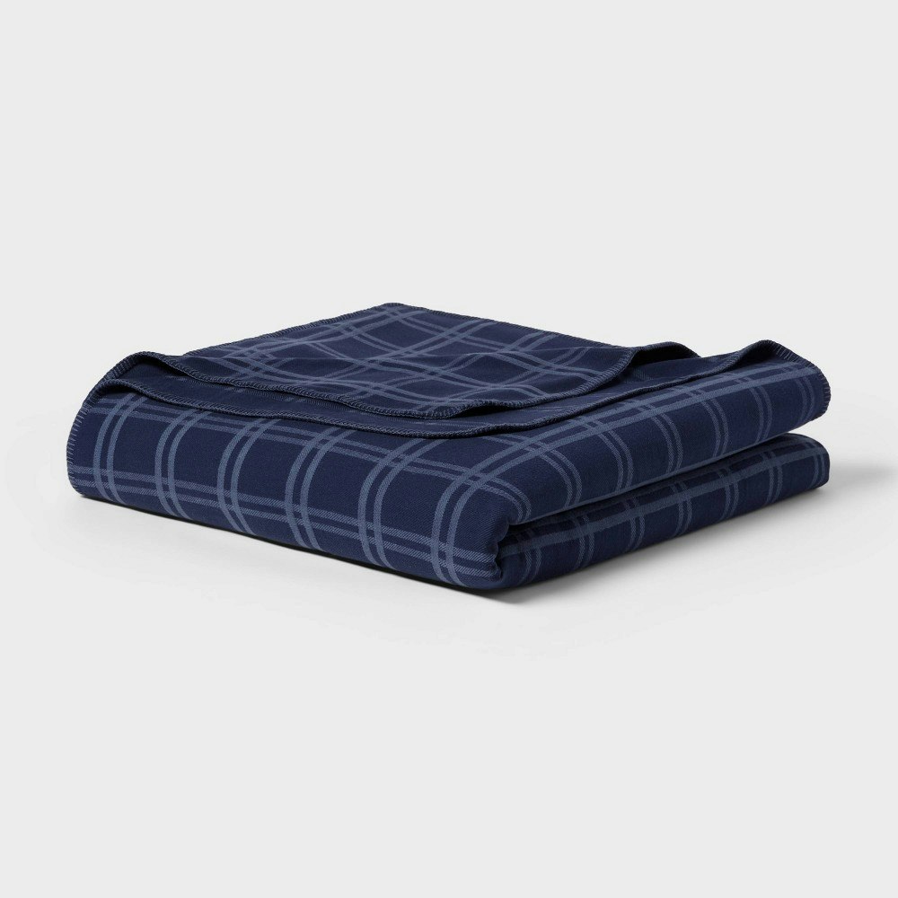 Threshold Full/Queen Brushed Cotton Blanket: $60 Threshold Full/Queen Brushed Cotton Blanket: $60