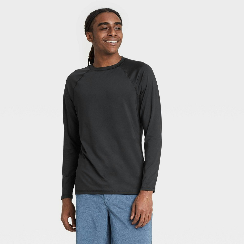 Goodfellow & Co Men's Long Sleeve Rash Guard Swim Shirt: $20 Goodfellow & Co Men's Long Sleeve Rash Guard Swim Shirt: $20