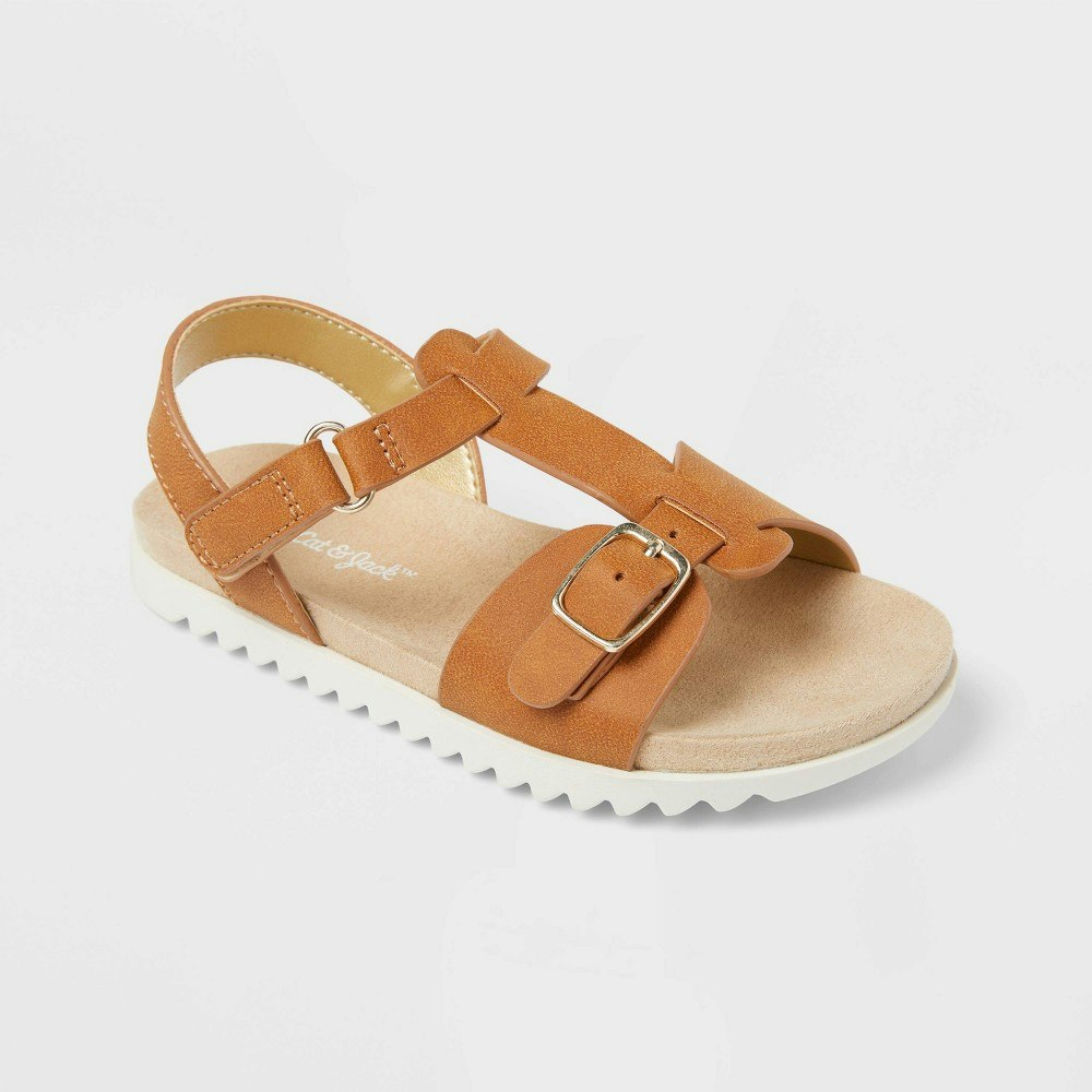 Cat & Jack Sharon Toddler Molded Footbed Sandals: $15 Cat & Jack Sharon Toddler Molded Footbed Sandals: $15