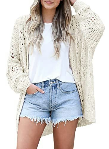 Mafulus Women's Crochet Kimono Cardigan: $18.52 Mafulus Women's Crochet Kimono Cardigan: $18.52
