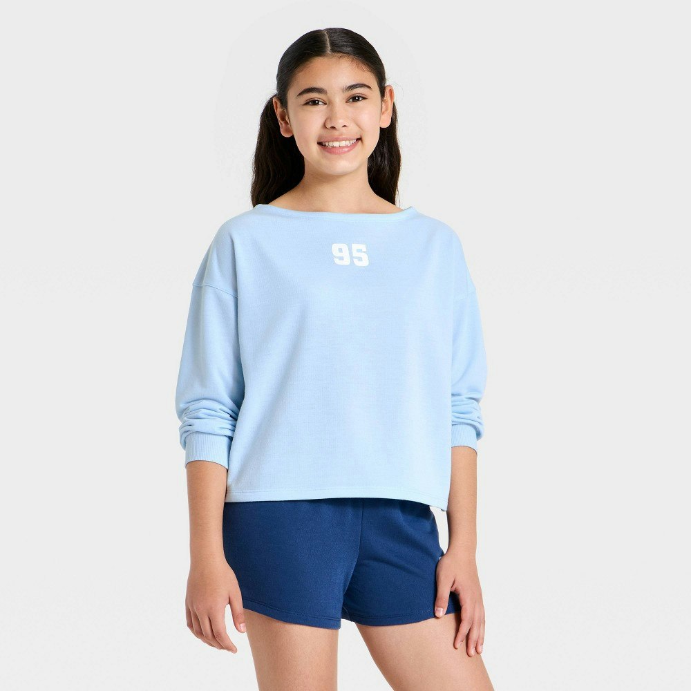 Art Class Girls' 95 Sweatshirt Pajama Top: $12