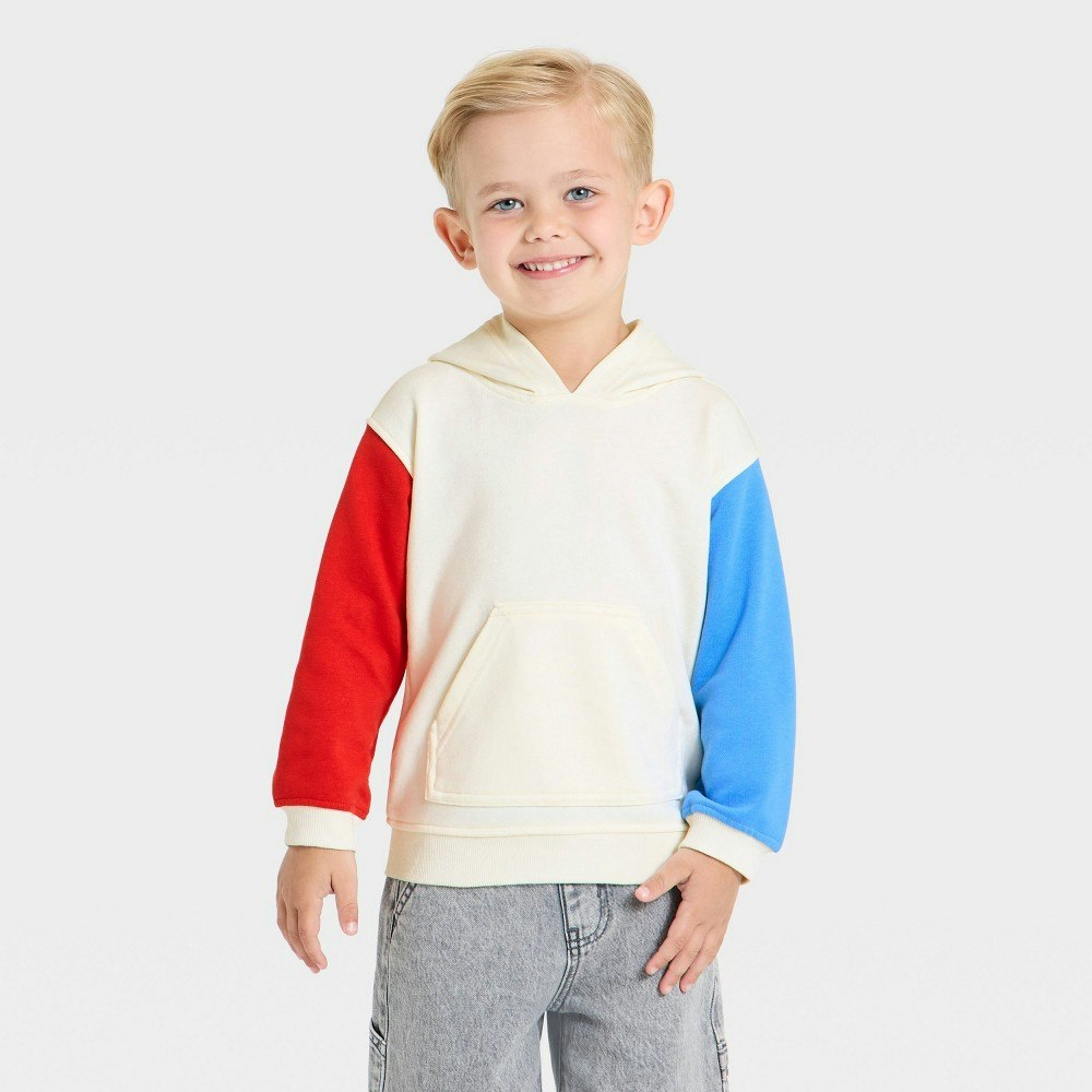 Cat & Jack Toddler Boys' Americana Colorblock Hoodie: $10