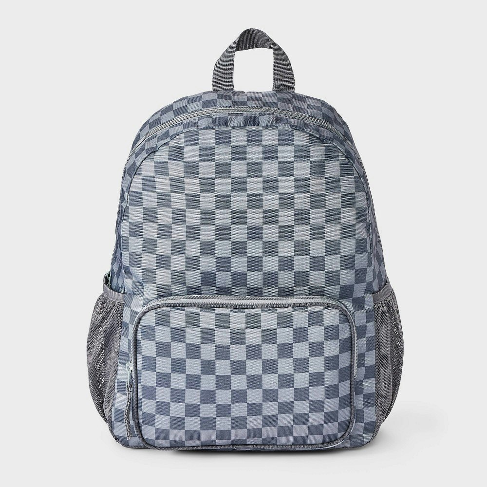 Cat & Jack Gray Checker Kids' Backpack: $20 Cat & Jack Gray Checker Kids' Backpack: $20
