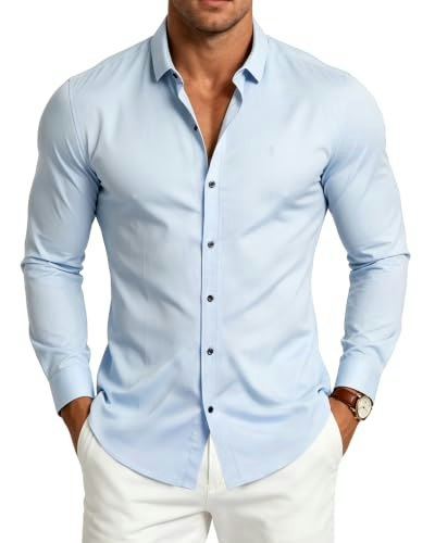 Trfic Men's Slim Fit Wrinkle-Free Long Sleeve Dress Shirt: $19.98 Trfic Men's Slim Fit Wrinkle-Free Long Sleeve Dress Shirt: $19.98