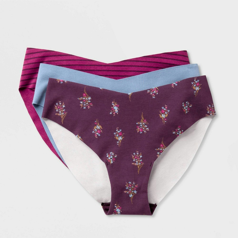 Auden Women's Invisible Edge Cotton Cheeky Underwear 3-Pack: $15 Auden Women's Invisible Edge Cotton Cheeky Underwear 3-Pack: $15