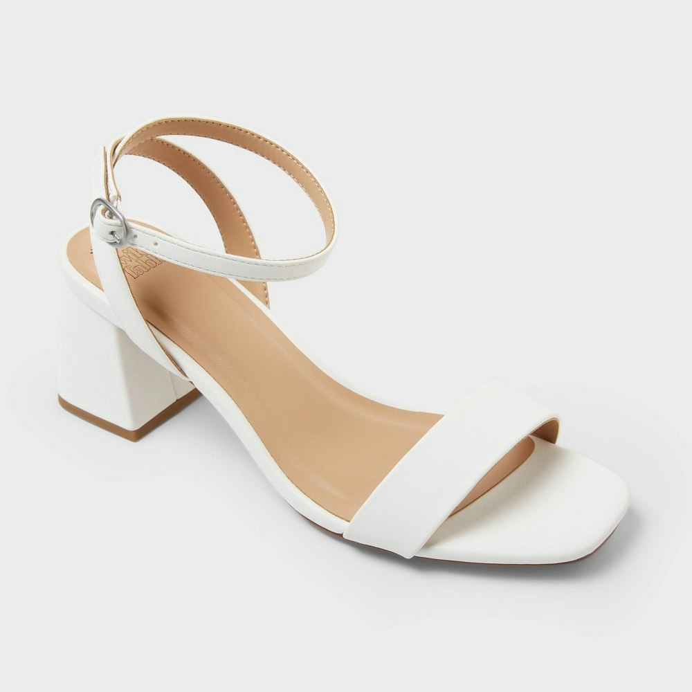 Wild Fable Women's Lily Ankle Strap Heels 7.5: $28 Wild Fable Women's Lily Ankle Strap Heels 7.5: $28