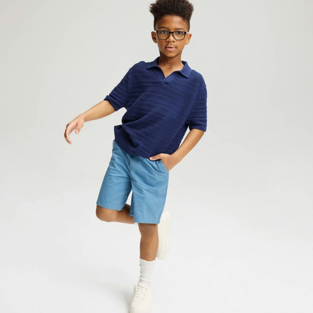 Cat & Jack Boys' Short Sleeve Polo Sweater: $13 Cat & Jack Boys' Short Sleeve Polo Sweater: $13