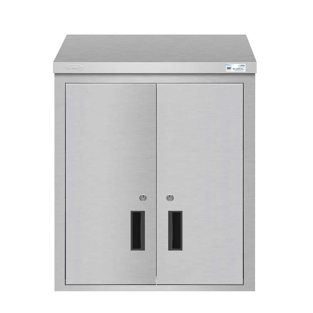 24-Inch Stainless Steel Wall Cabinet: $389 24-Inch Stainless Steel Wall Cabinet: $389