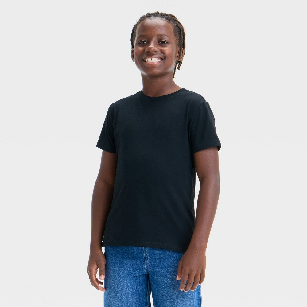 Cat & Jack Boys' Crew Neck Short Sleeve T-Shirt: $2.50