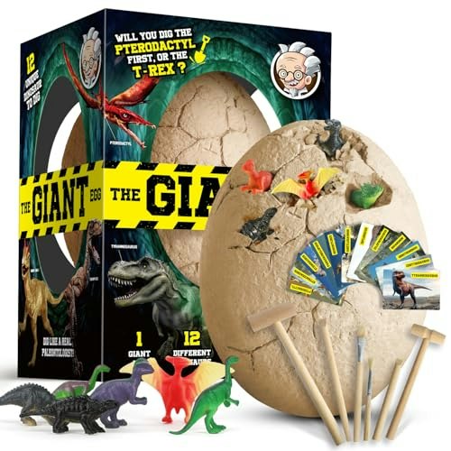 Dinosaur Egg Dig Kit 12-Piece Set: $14.44