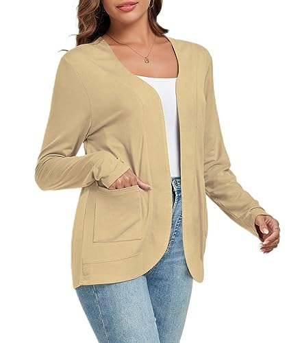 TownCat Women's Open Front Long Sleeve Cardigan: $8.49 TownCat Women's Open Front Long Sleeve Cardigan: $8.49
