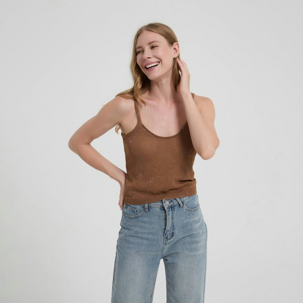 Women's Sequin Tank Sweater: $32 Women's Sequin Tank Sweater: $32