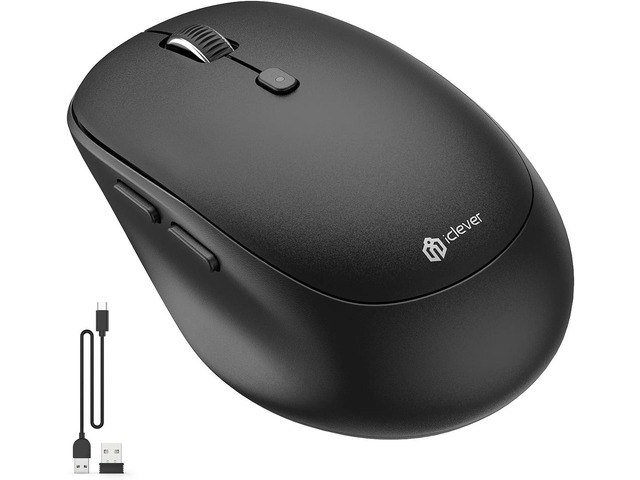 iClever Dual-Mode Rechargeable Wireless Mouse: $39.78 iClever Dual-Mode Rechargeable Wireless Mouse: $39.78