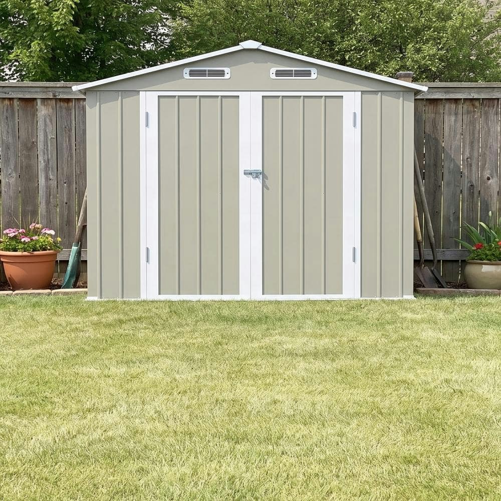 92.5" x 66.5" Metal Outdoor Storage Shed: $416.99 92.5" x 66.5" Metal Outdoor Storage Shed: $416.99