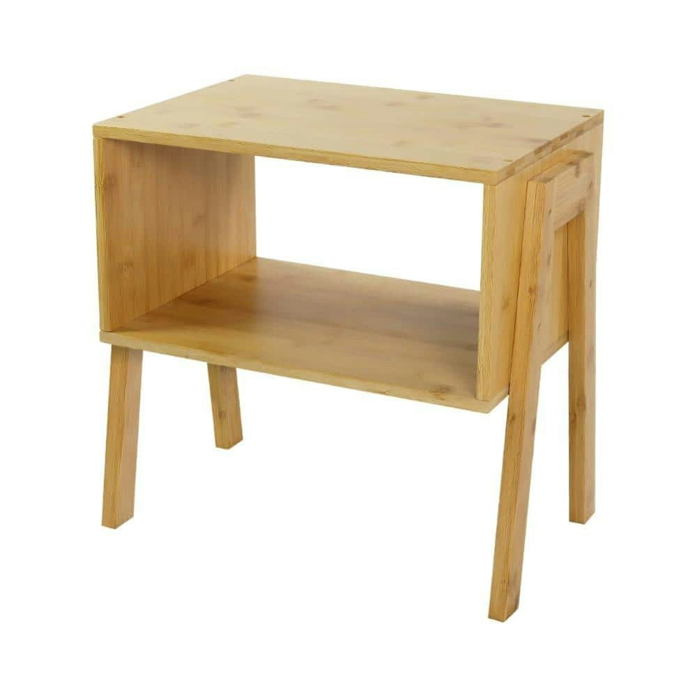 17.1-inch Bamboo 2-Tier Nightstand: $91.99 17.1-inch Bamboo 2-Tier Nightstand: $91.99