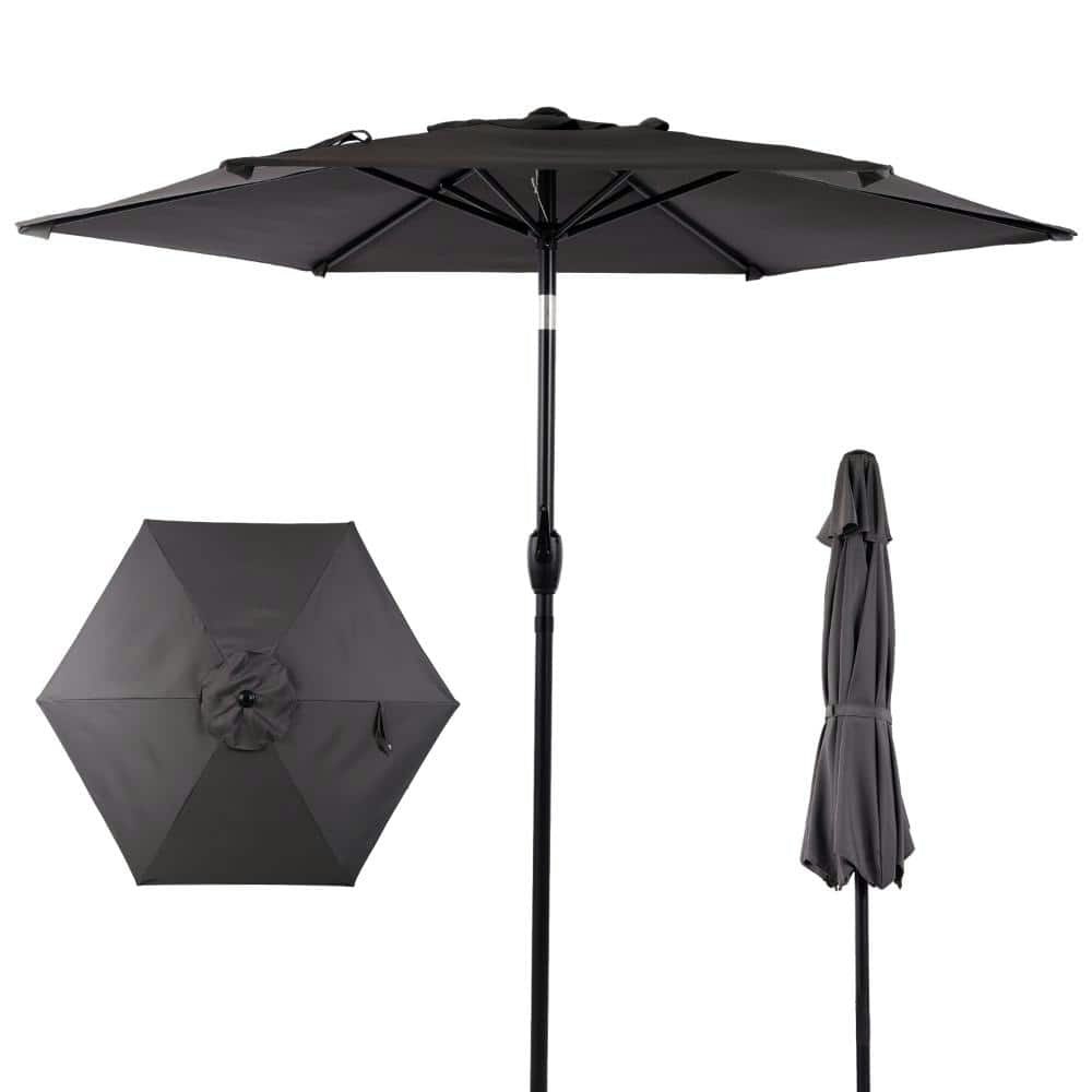 7.5-Foot Gray Patio Market Umbrella: $53.85 7.5-Foot Gray Patio Market Umbrella: $53.85