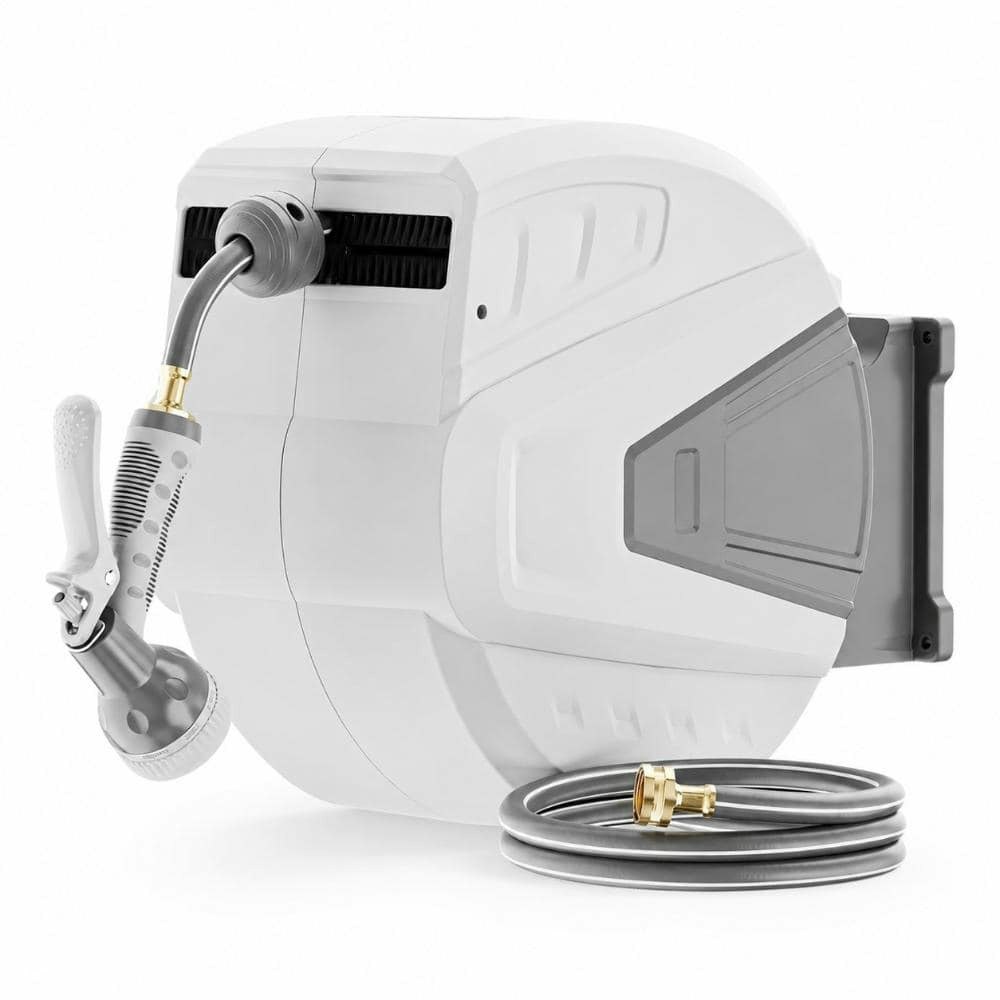 5/8-Inch x 100-Foot Wall-Mount Retractable Garden Hose Reel: $330.83 5/8-Inch x 100-Foot Wall-Mount Retractable Garden Hose Reel: $330.83