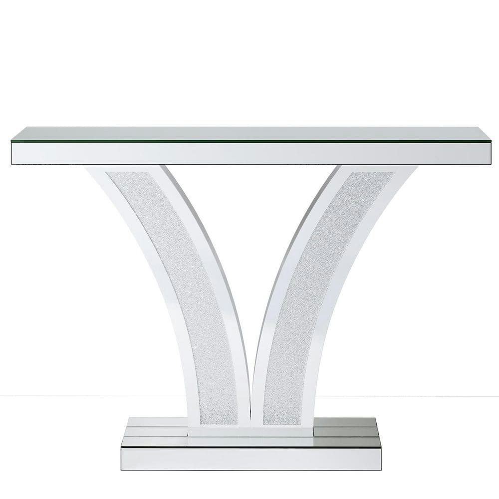 Turrella 39.37-Inch Mirrored Console Table: $244.50 Turrella 39.37-Inch Mirrored Console Table: $244.50