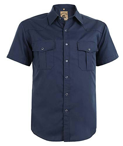 Coevals Club Men's Western Cowboy Pearl Snap Work Shirt: $24.64 Coevals Club Men's Western Cowboy Pearl Snap Work Shirt: $24.64