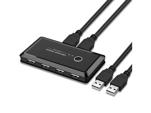 Jansicotek 2-Computer 4-Port USB 2.0 Switch Selector: $19.50 Jansicotek 2-Computer 4-Port USB 2.0 Switch Selector: $19.50